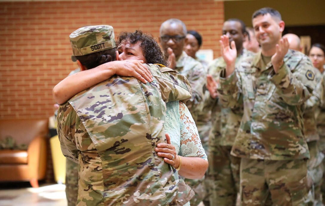 Serving her country, even before she was a citizen