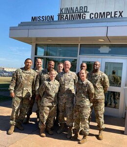 Lt. Gen. Luckey with 518th Sustainment Brigade