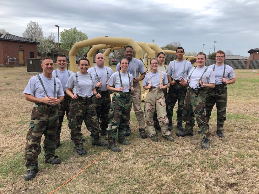 2nd Lt. Brain Spears, former technical sergeant, whose prior job was working in the quality assurance section of the 437th Operations Support Squadron in the Aircrew Flight Equipment flight, recently commissioned after spending eight years as an enlisted member.