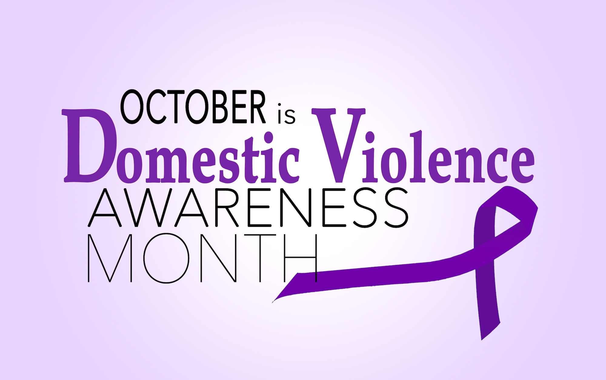 October is National Domestic Violence Awareness Month > Robins Air