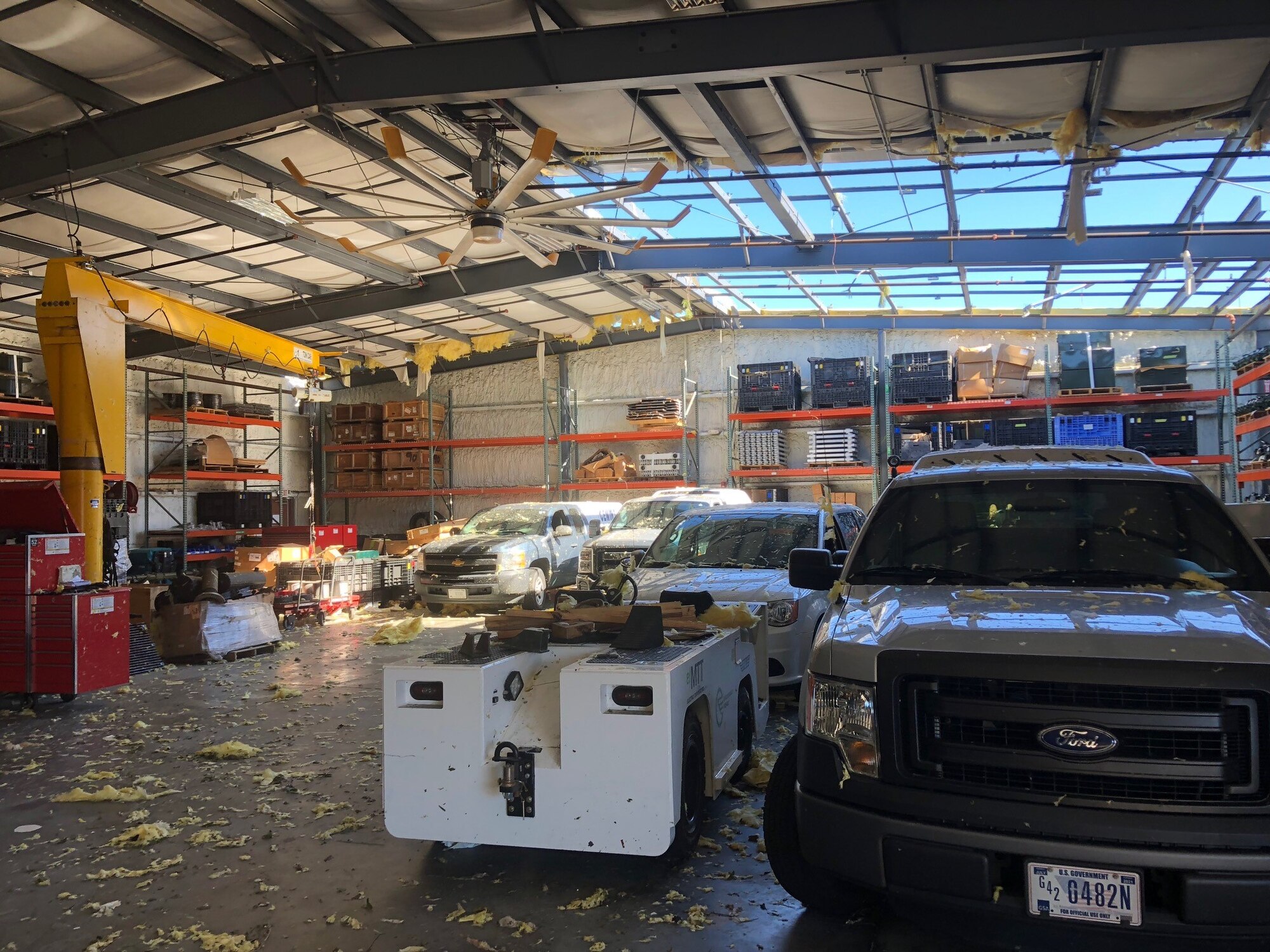Despite sustaining considerable structural damage to one of its buildings and a 35% decrease in personnel following Hurricane Michael on Oct. 10, 2018
