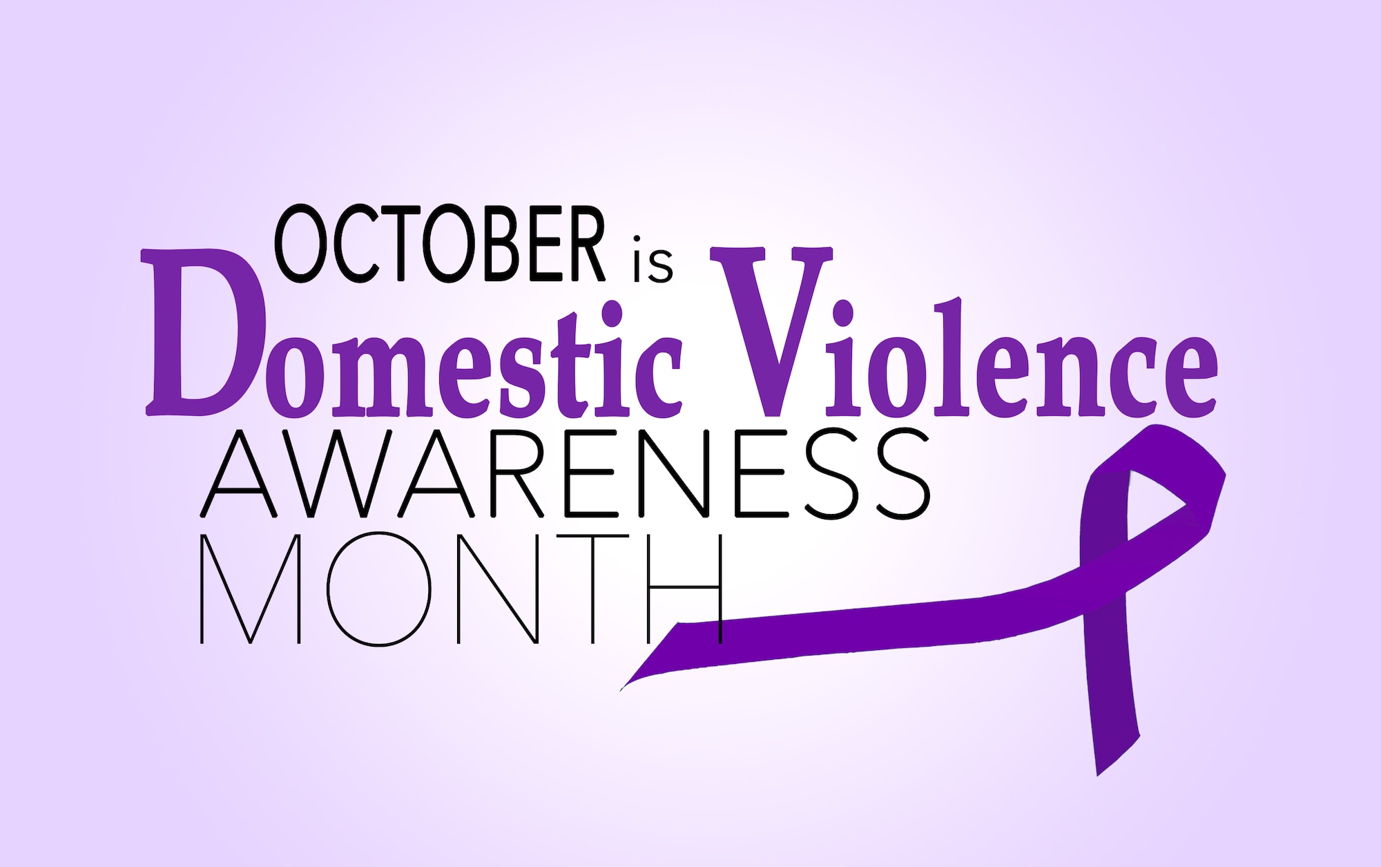 October is National Domestic Violence Awareness Month