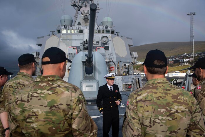 USS Donald Cook; Faroe Islands