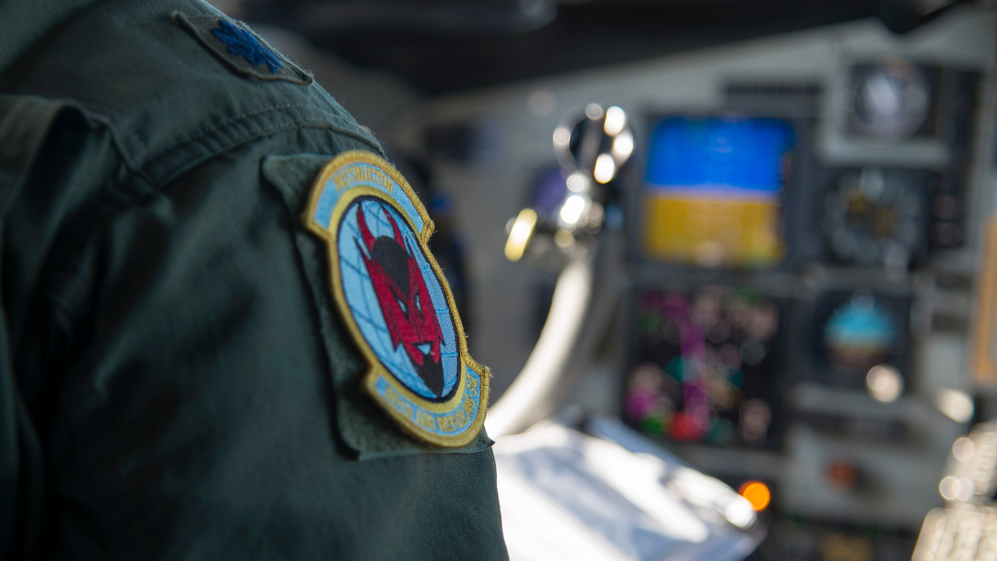 U.S. Air Force Lt. Col. Jordan Collins, a 50th Air Refueling Squadron (ARS) pilot, prepares to take off at MacDill Air Force Base, Fla., Oct. 14, 2019. The 50th ARS took flight to complete aerial refuelings of the United States Air Force Air Demonstration Squadron “Thunderbirds.”