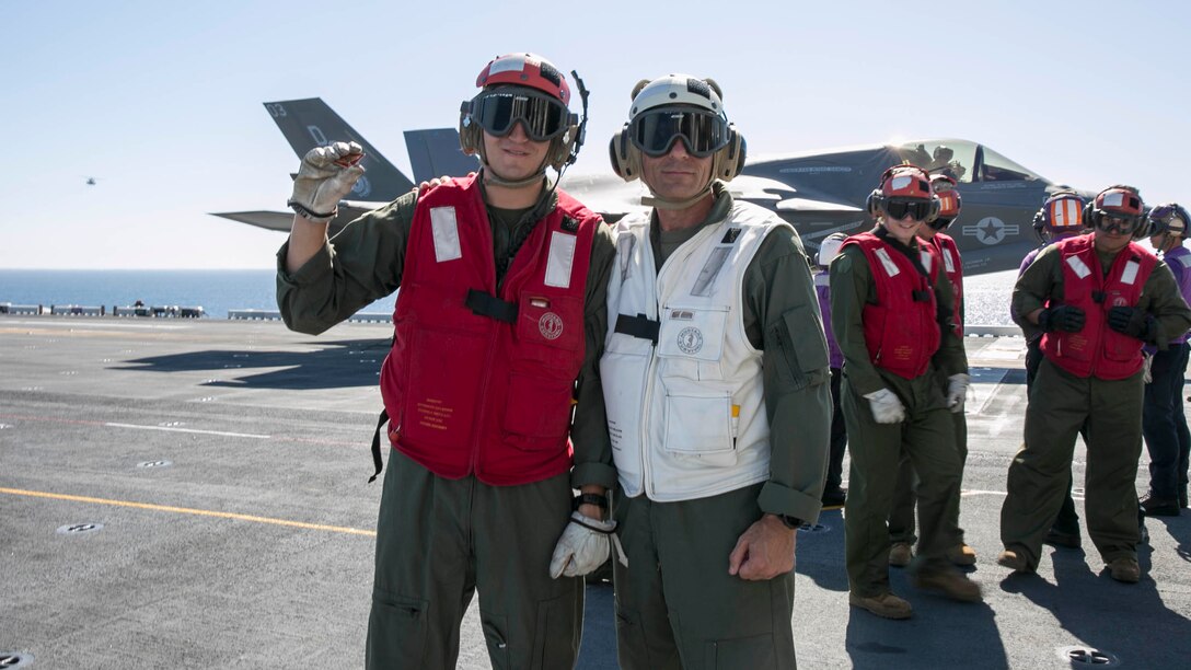 3rd MAW CG Tours USS America