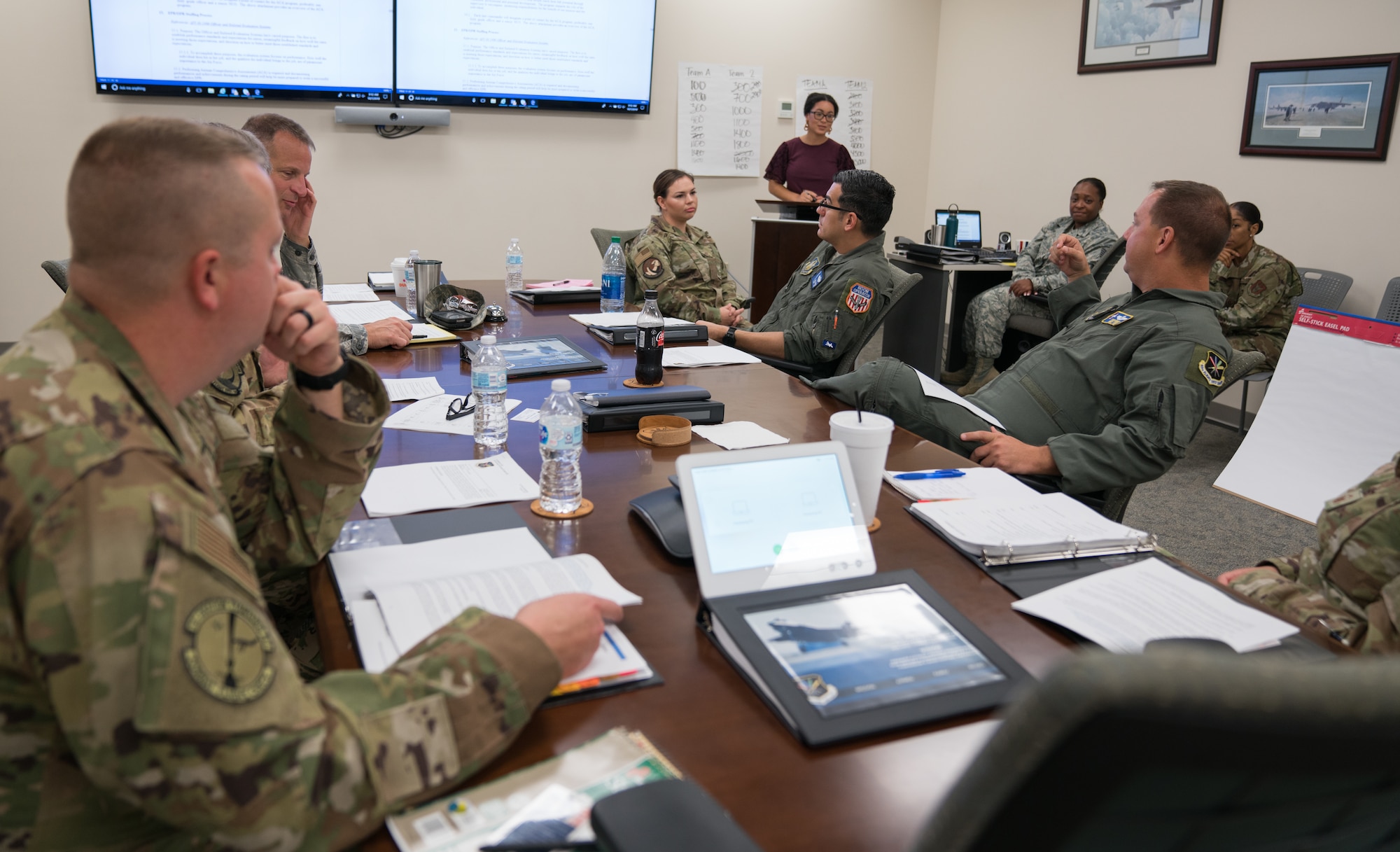 413th FTG leaders discuss strategy, process improvement during conference