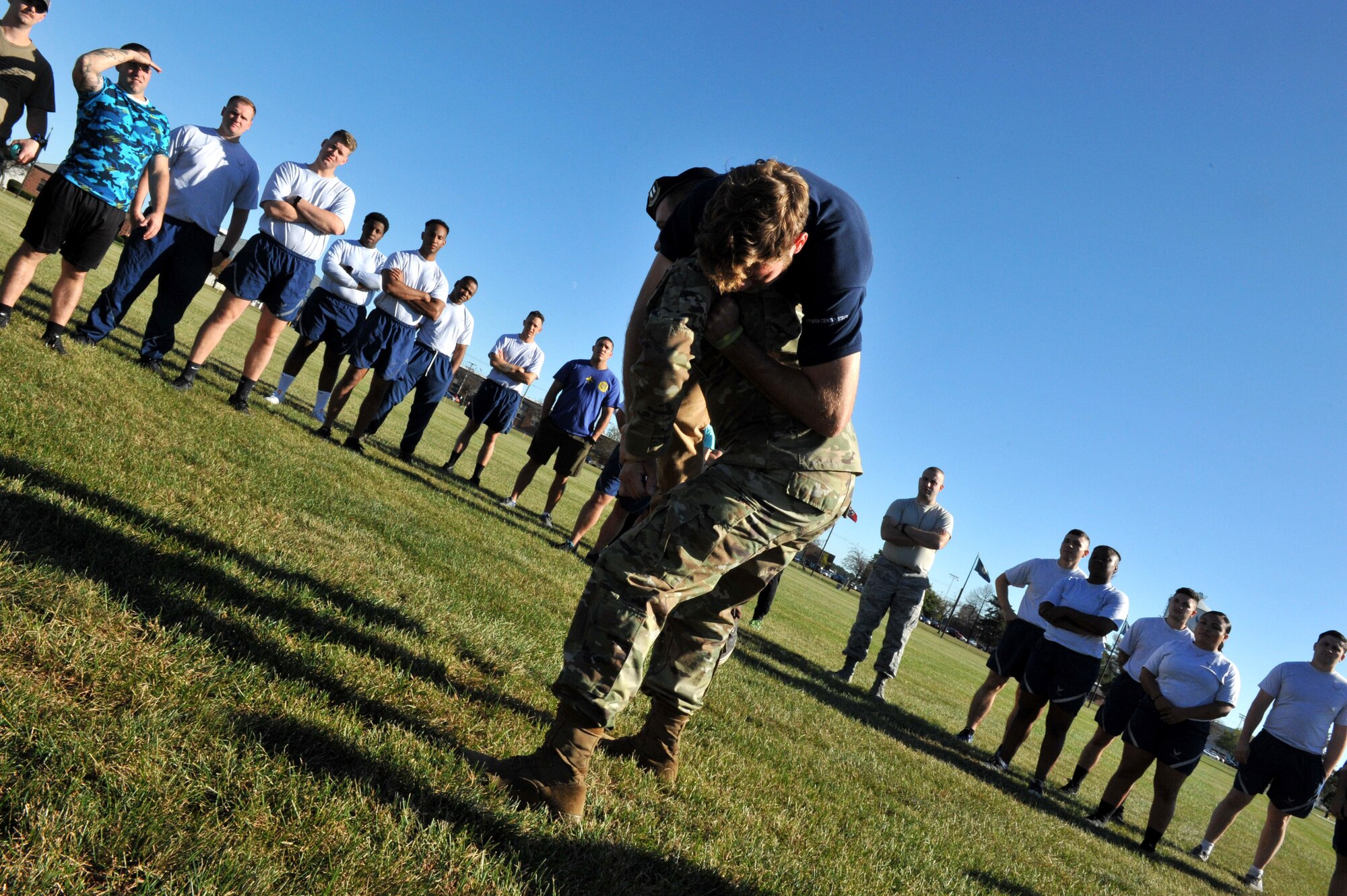 The 439th Force Support Squadron hosted its first quarterly fitness challenge at the Westover Fitness Center, Oct.5.
