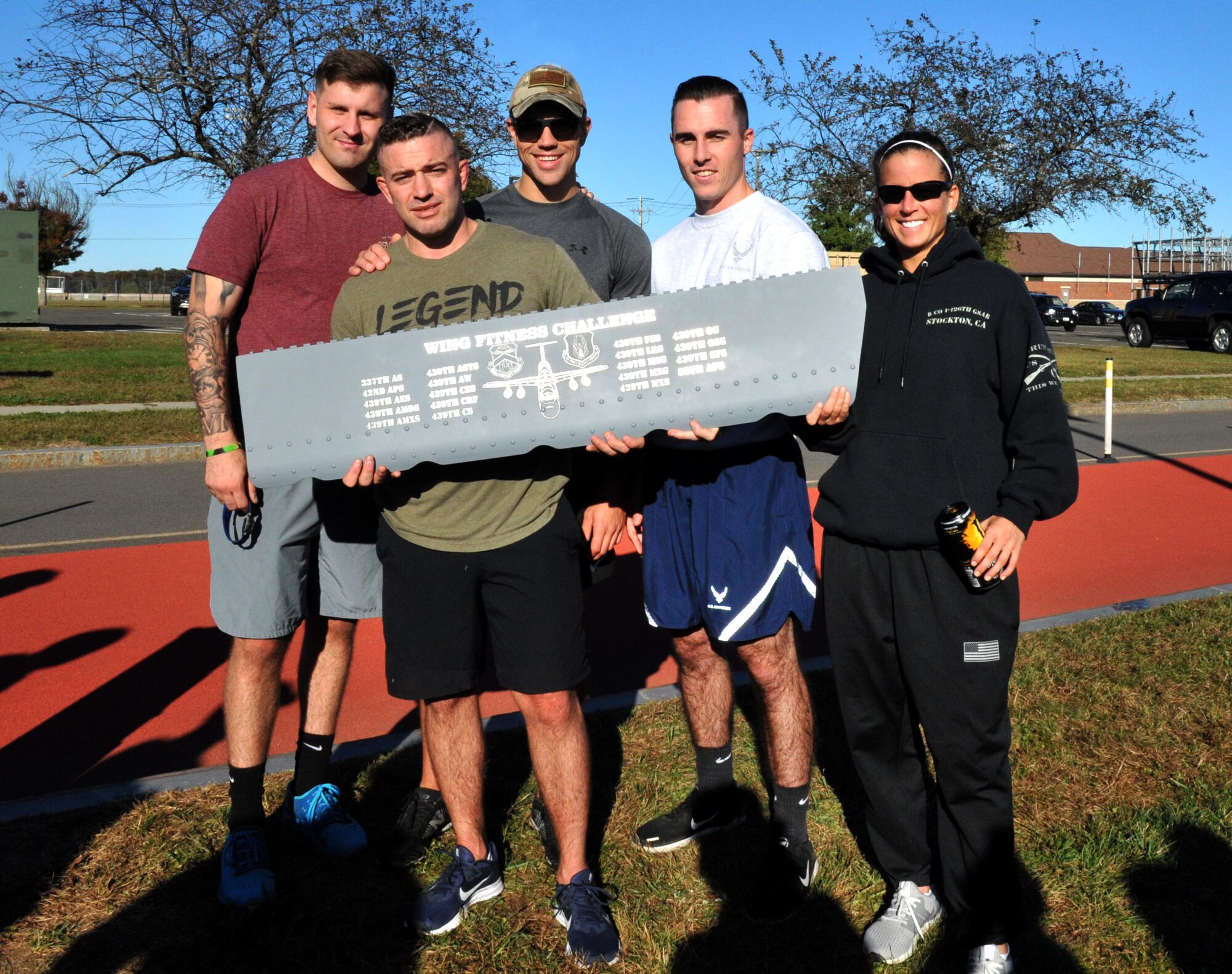 The 439th Force Support Squadron hosted its first quarterly fitness challenge at the Westover Fitness Center, Oct.5.