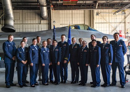 Current Interservice Physician Assistant Program students and recent graduates pose for a group photo at Joint Base Langley-Eustis, Virginia, Oct. 3, 2019.