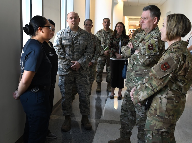 AETC leadership visits the 59th Medical Wing