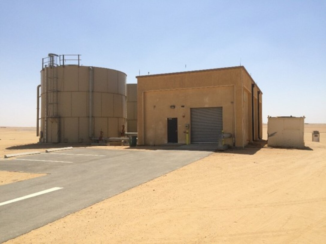 Peace Vector VII Program Fire Pump Building and Tanks at Cairo West Air Base, Egypt