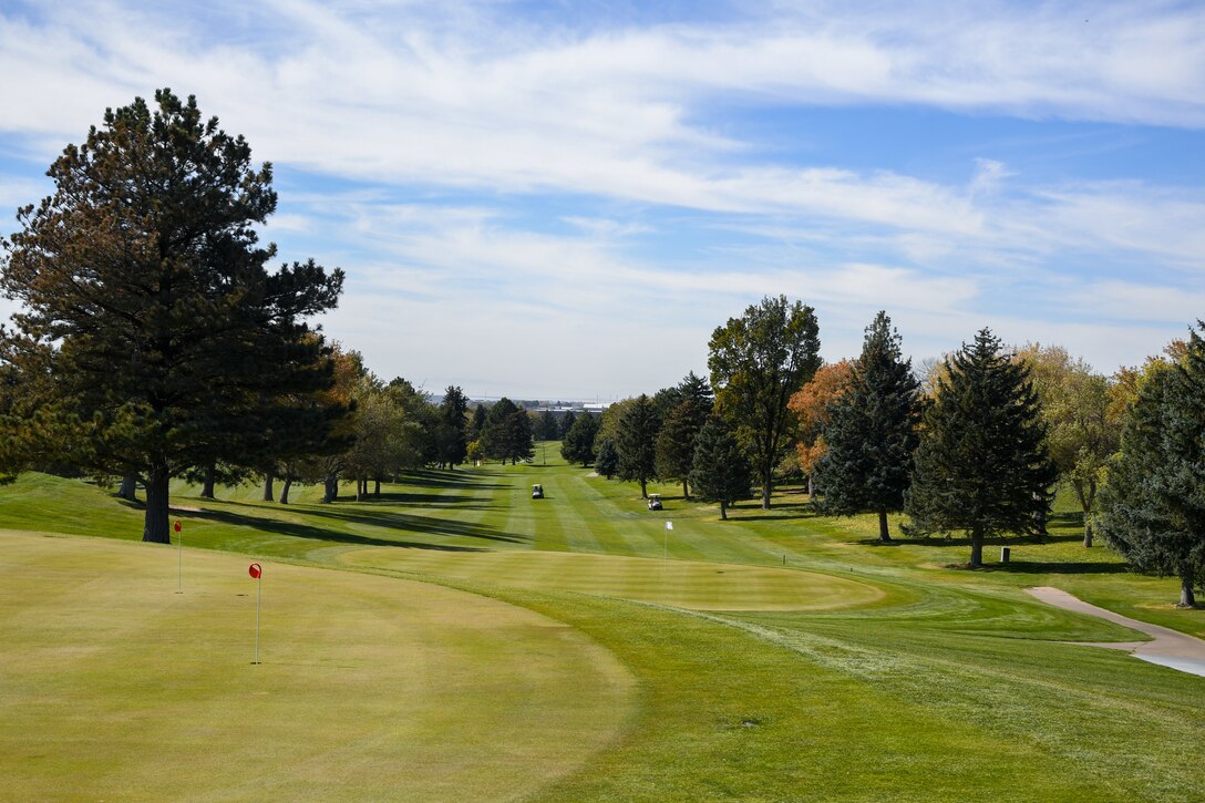 Nestled among the trees east of the flightline is one of the base’s best kept secrets, the Hubbard Memorial Golf Course. The course recently received a new $5 million clubhouse facility. The new clubhouse has a large event room, a restaurant and bar, locker rooms and a full pro shop.