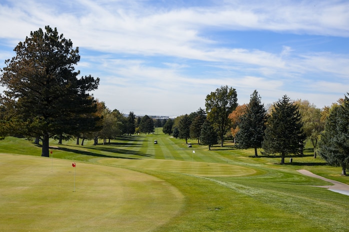 Nestled among the trees east of the flightline is one of the base’s best kept secrets, the Hubbard Memorial Golf Course. The course recently received a new $5 million clubhouse facility. The new clubhouse has a large event room, a restaurant and bar, locker rooms and a full pro shop.