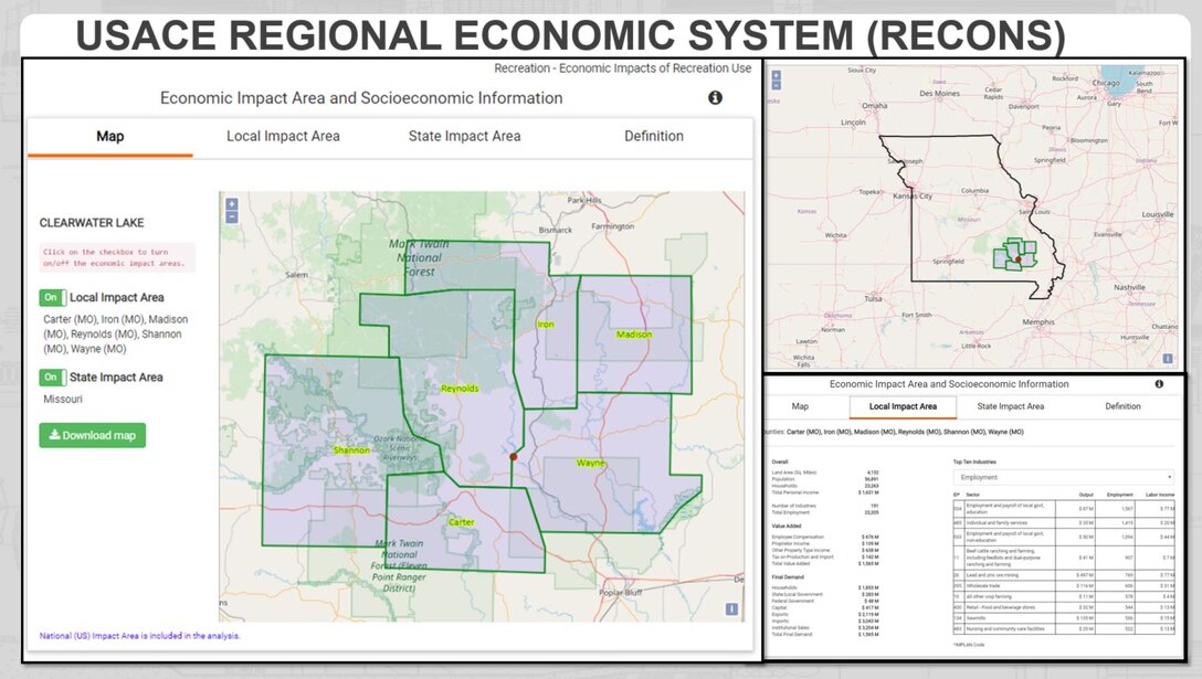 This is a screenshot of the updated RECONS 2.0 system