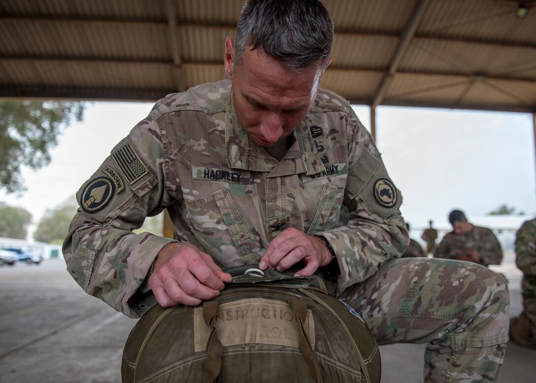 U.S. and coalition forces participate in St. Michael's Day jump