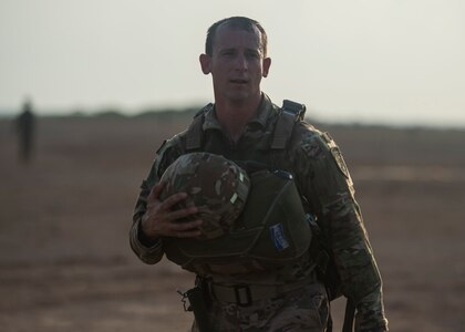 U.S. and coalition forces participate in St. Michael's Day jump