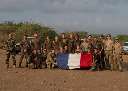 U.S. and coalition forces participate in St. Michael's Day jump