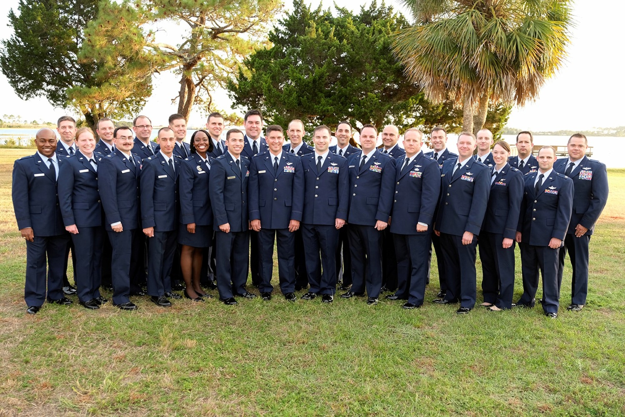 United States Air Force’s inaugural class of Multi-Domain Warfare Officer Initial Skills Training graduates, Class 19-B