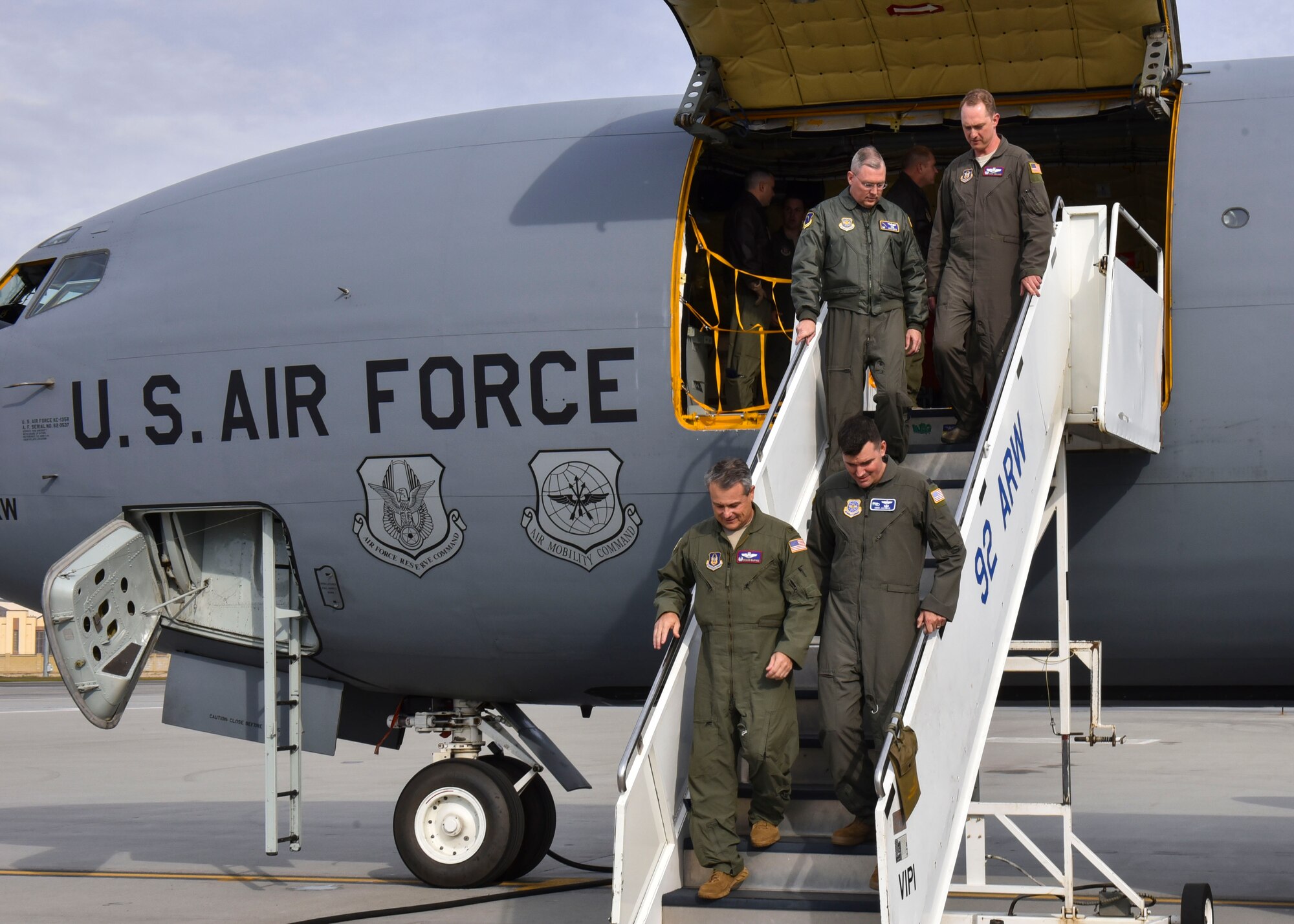 The future is now: First of 12 additional KC-135s lands at Fairchild