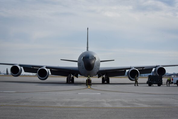 The future is now: First of 12 additional KC-135s lands at Fairchild