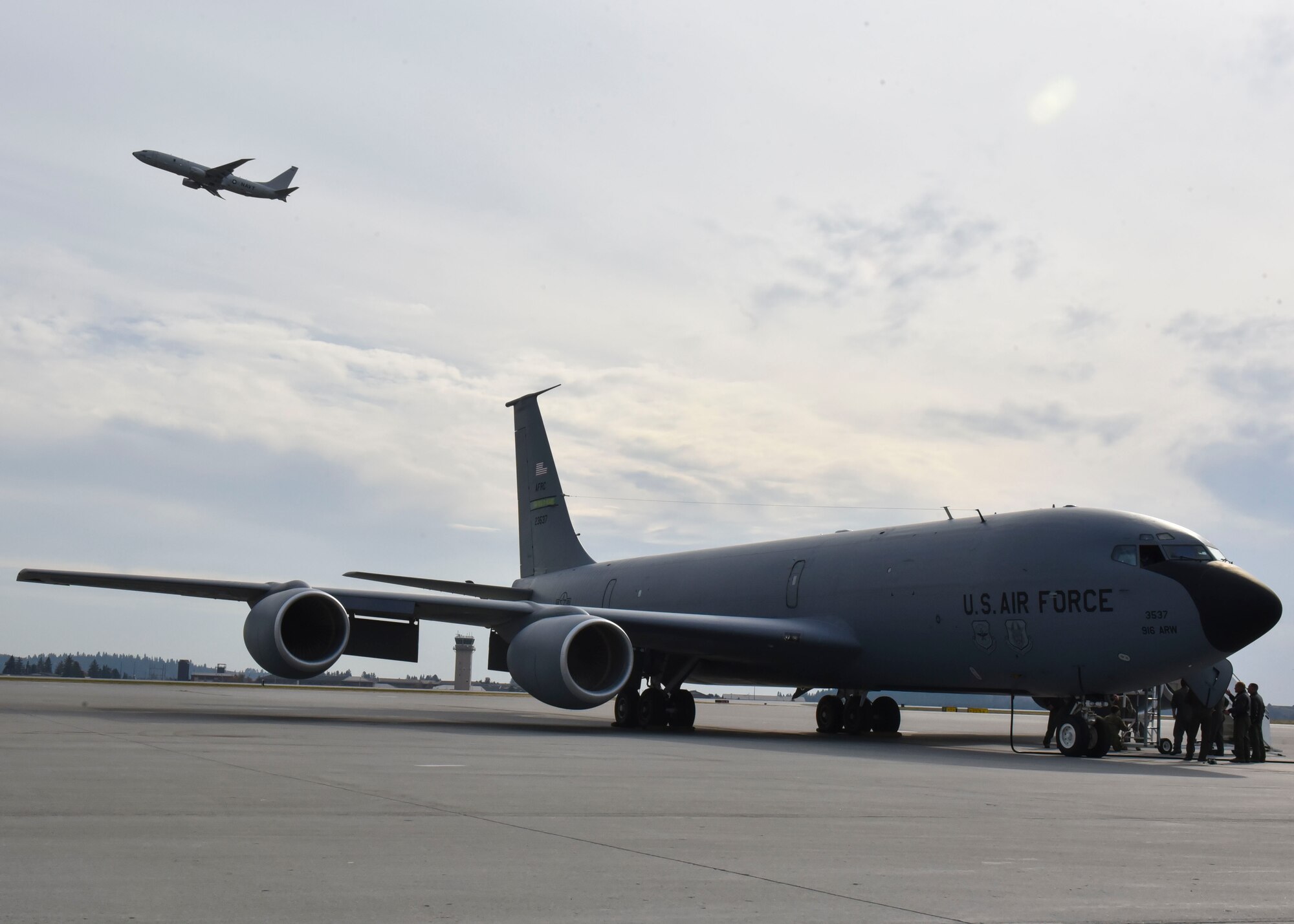 The future is now: First of 12 additional KC-135s lands at Fairchild