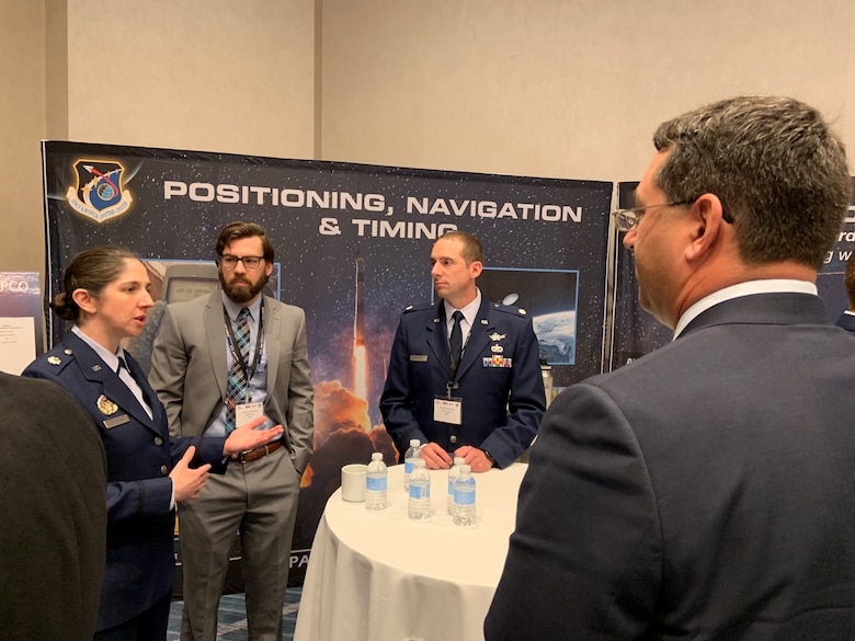 Members of the Space and Missile Systems Center brief industry during Space Industry Days, Los Angeles, Calif., Oct. 17, 2019. Space Industry Days provide a venue for Air Force and industry professionals to discuss current and emerging opportunities. 

(U.S. Air Force photo by Lt. Col. Elizabeth Aptekar)