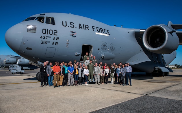More than 30 civic leaders from Youngstown Air Reserve Station attended a civic leader tour to Joint Base Charleston, South Carolina.
