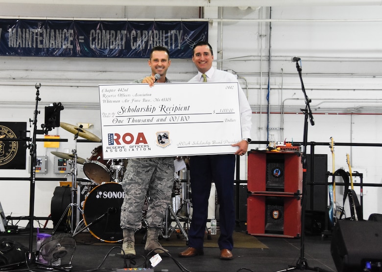 ROA awards scholarship to 442 AMXS spouse