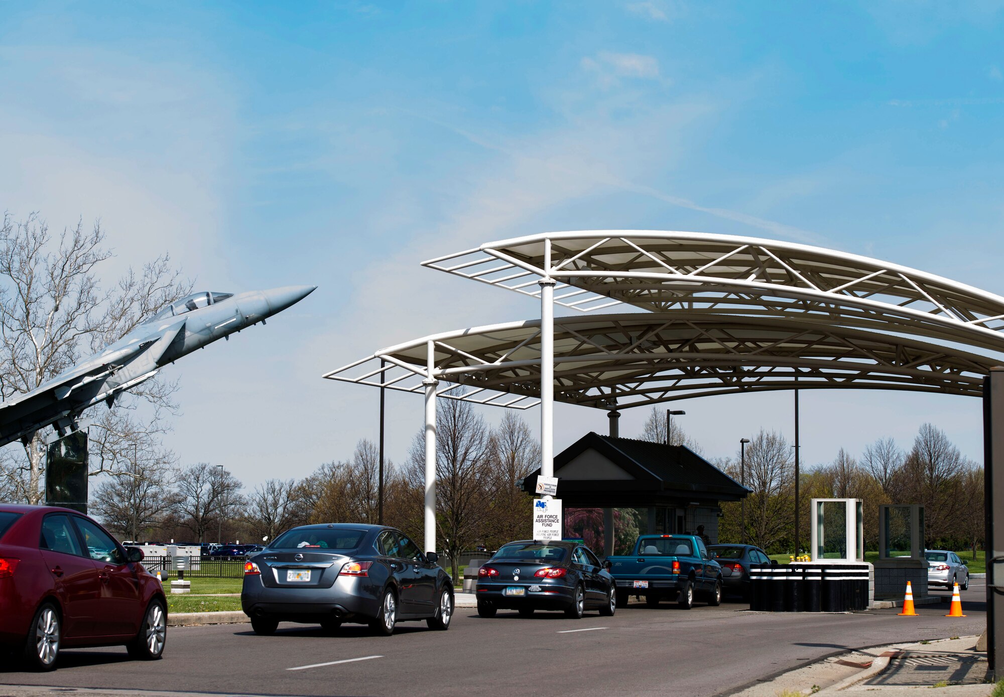 Sarah Lomax, an operations research analyst with the Air Force Life Cycle Management Center’s Operations Research Division, recently created a program to manage traffic flow on to Wright-Patterson Air Force Base.(U.S. Air Force photo/Michelle Gigante)