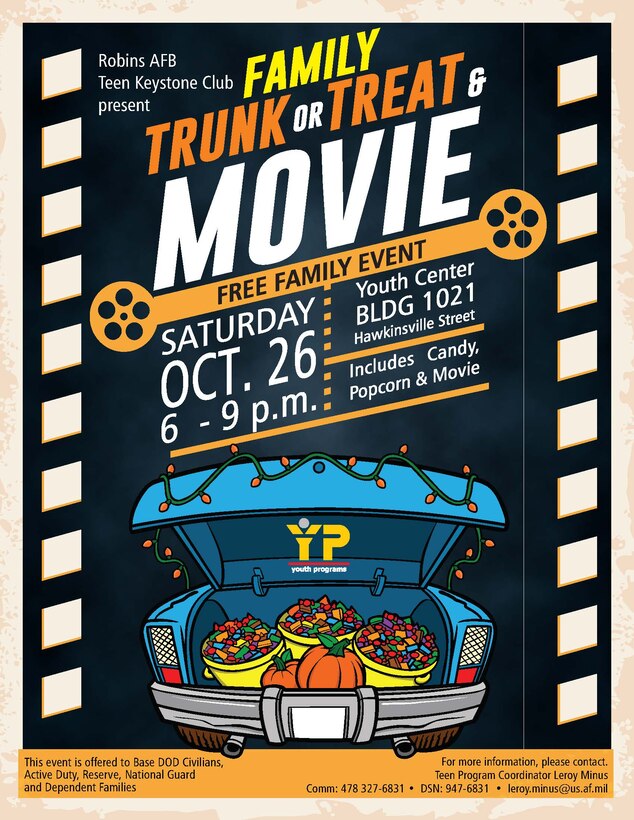 Robins Halloween, Hallelujah Night events to treat base community to fun