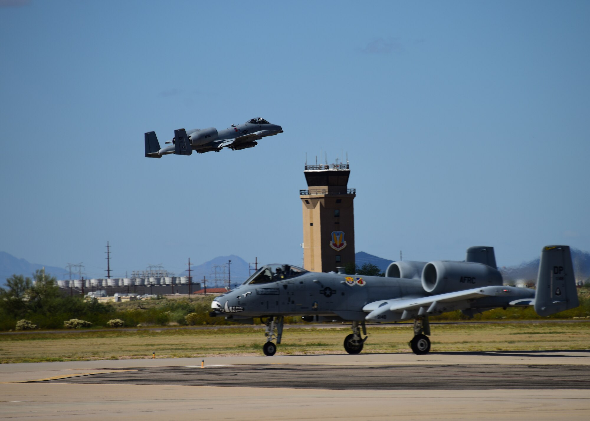 A-10s use DM flight line