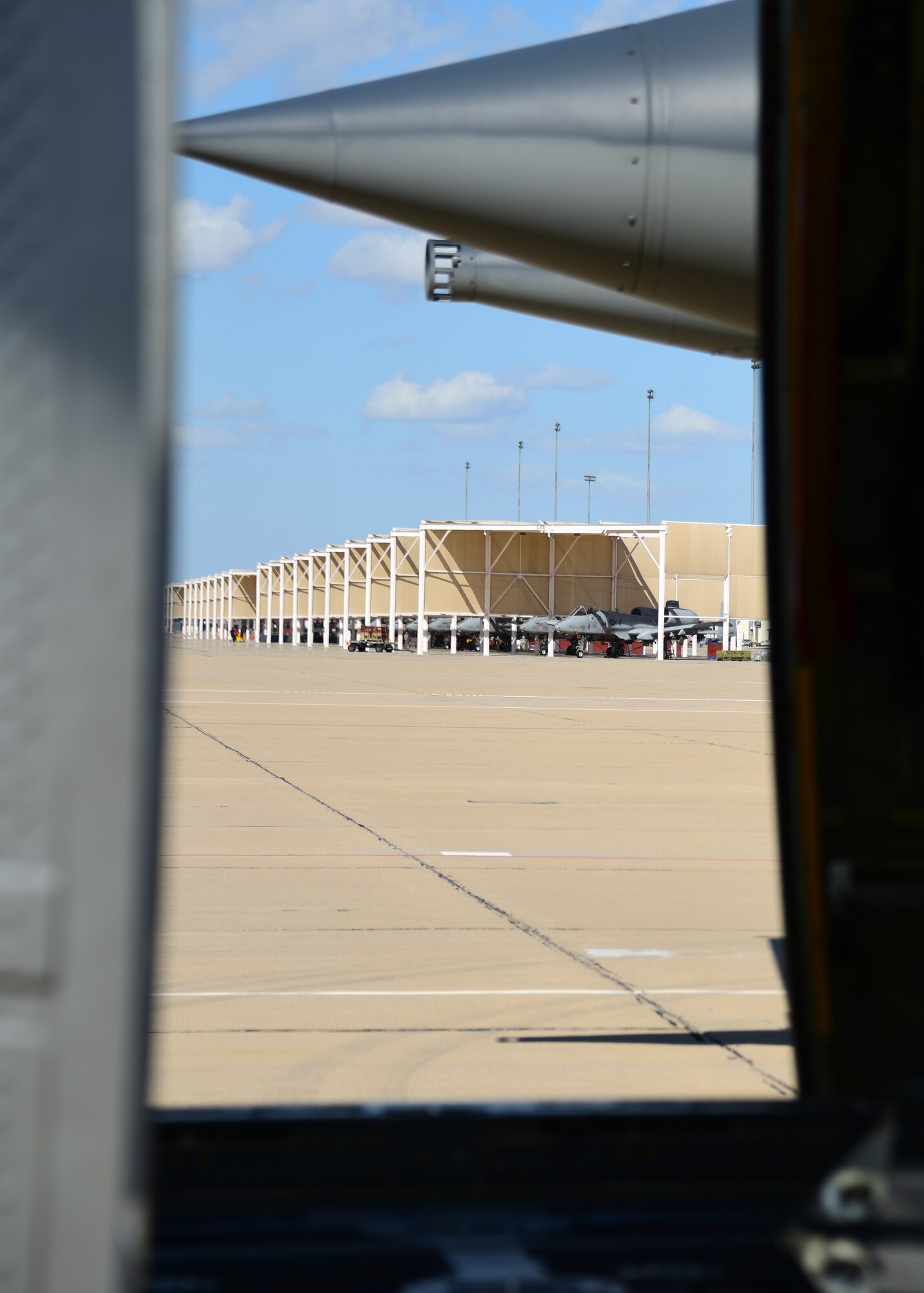 A-10 sits on flight line