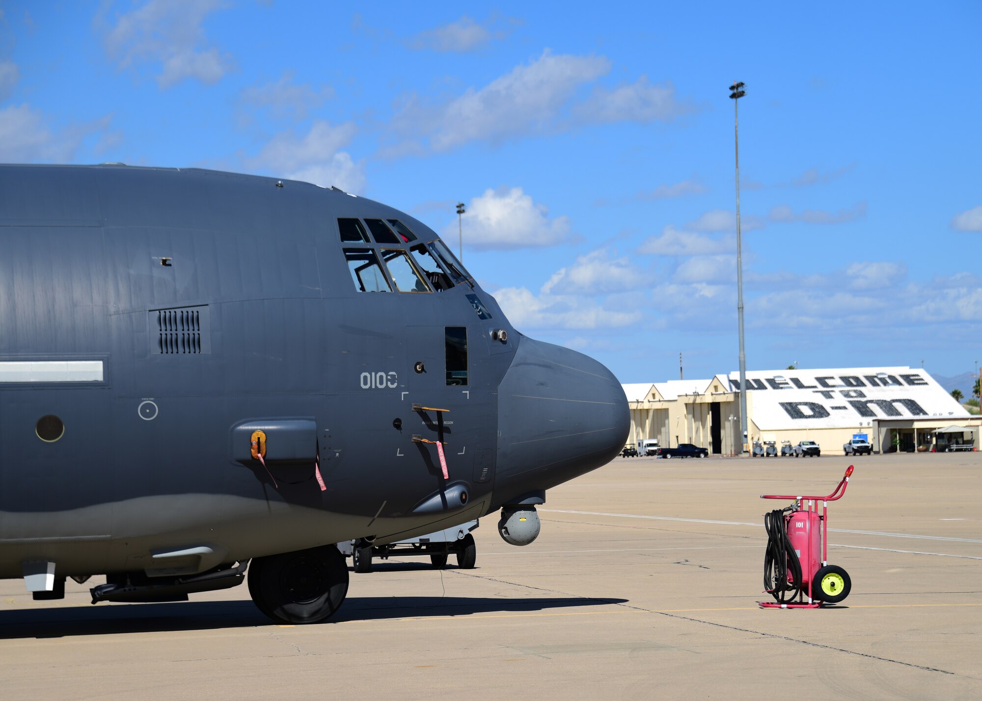 HC-130J sits on flight line
