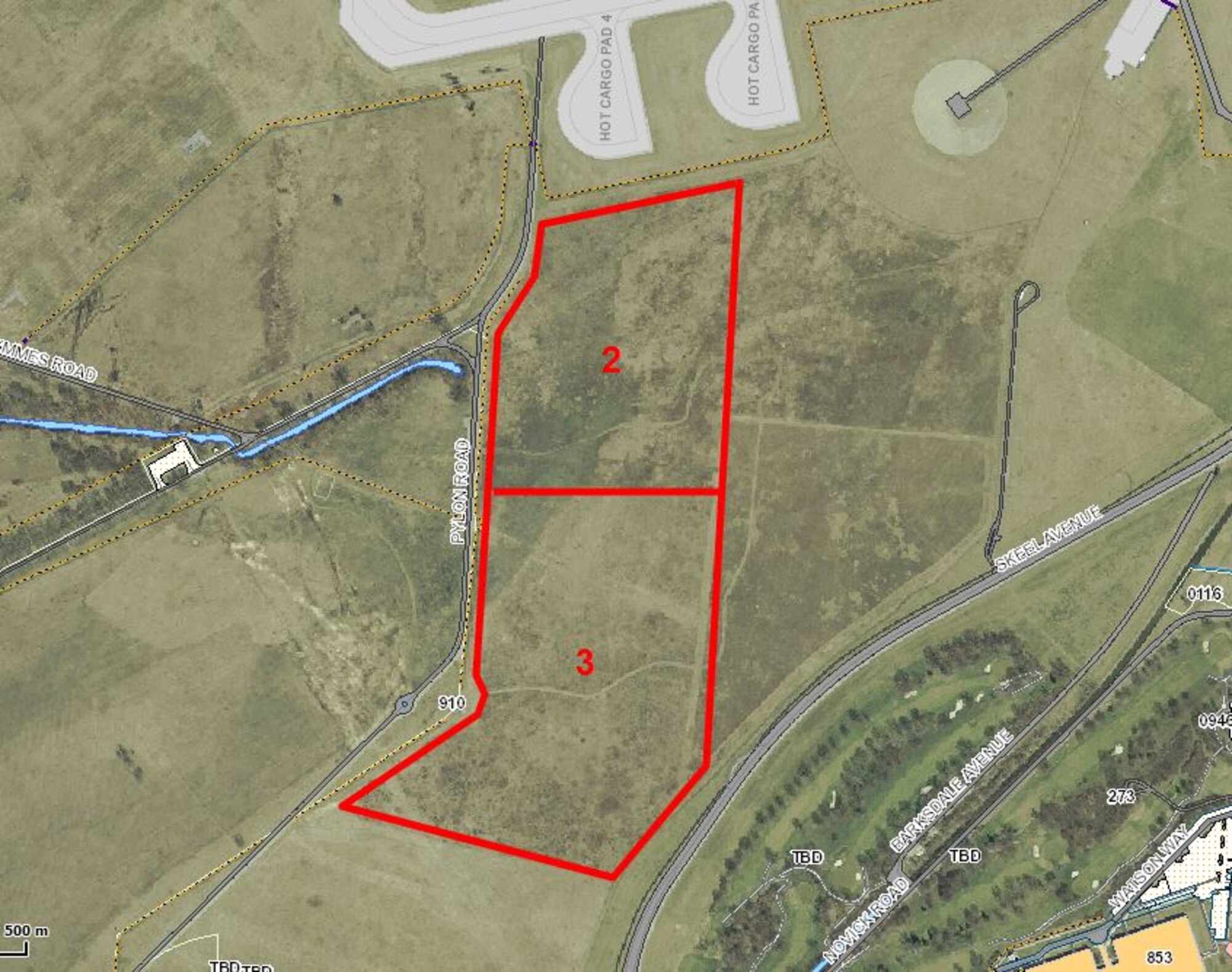 For the 19/20 burn season, Quadrants 2 and 3 of Huffman Prairie, totaling approximately 50 acres are planned for burning and officials are hoping to add some additional wooded areas in which invasive species management has been conducted. These new areas are wooded areas in the non-developed areas of Wright-Patterson AFB. (Courtesy illustration)