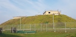 One of the two 1.6 million liter fuel tanks used to refuel aircraft at Kunsan Air Base