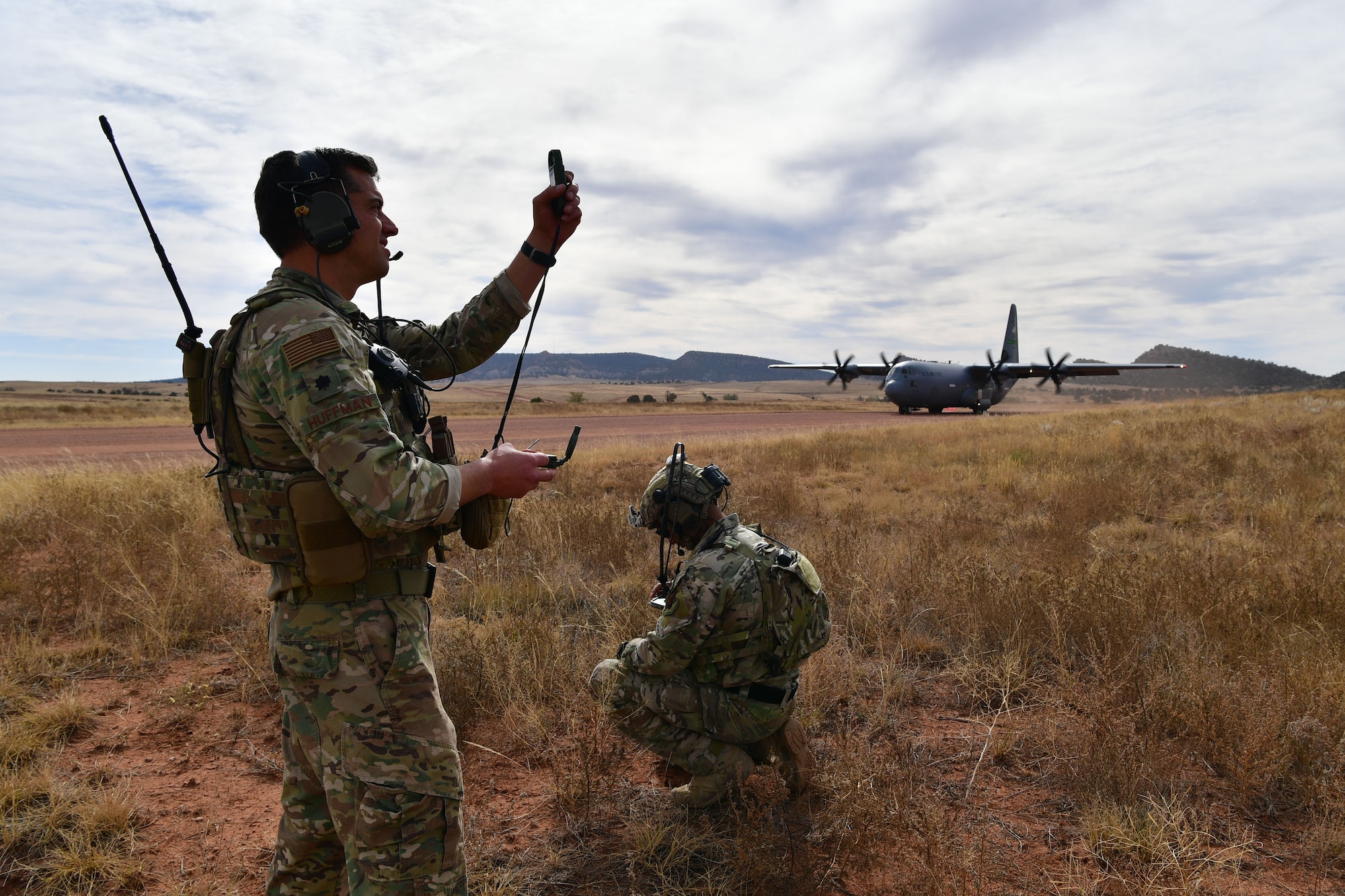 An AMOC uses an anemometer to check the wind speed.