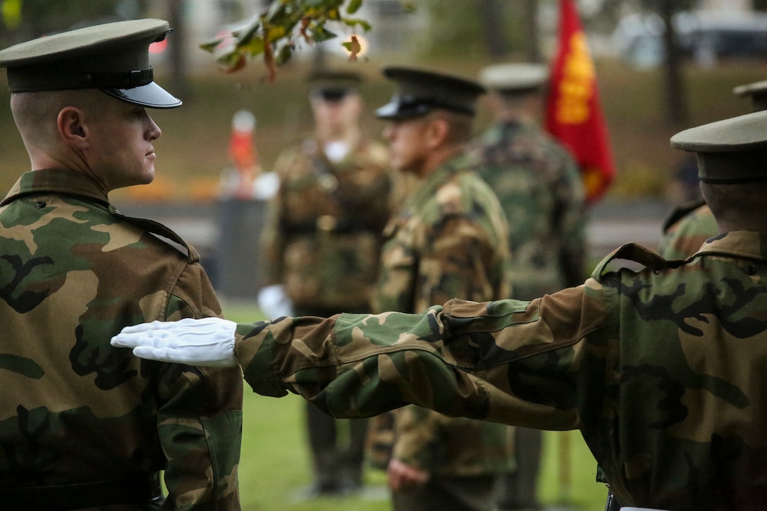 The practice was held in preparation for the upcoming annual Marine Corps Wreath Laying Ceremony at the memorial.