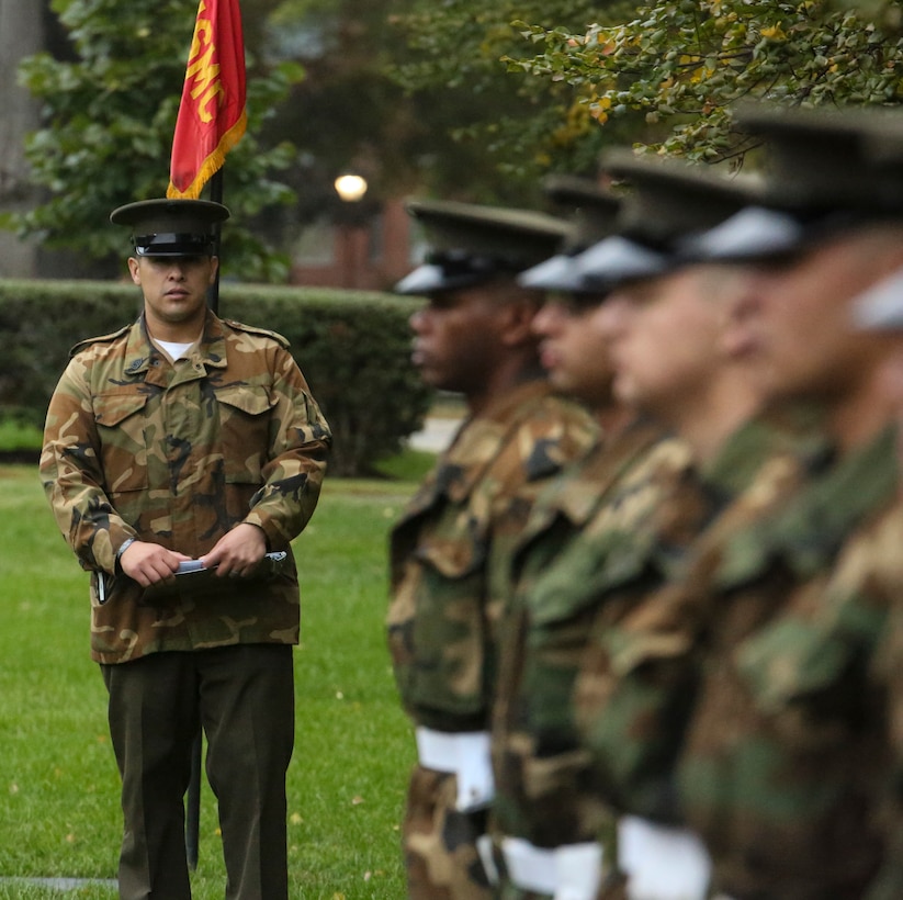The practice was held in preparation for the upcoming annual Marine Corps Wreath Laying Ceremony at the memorial.
