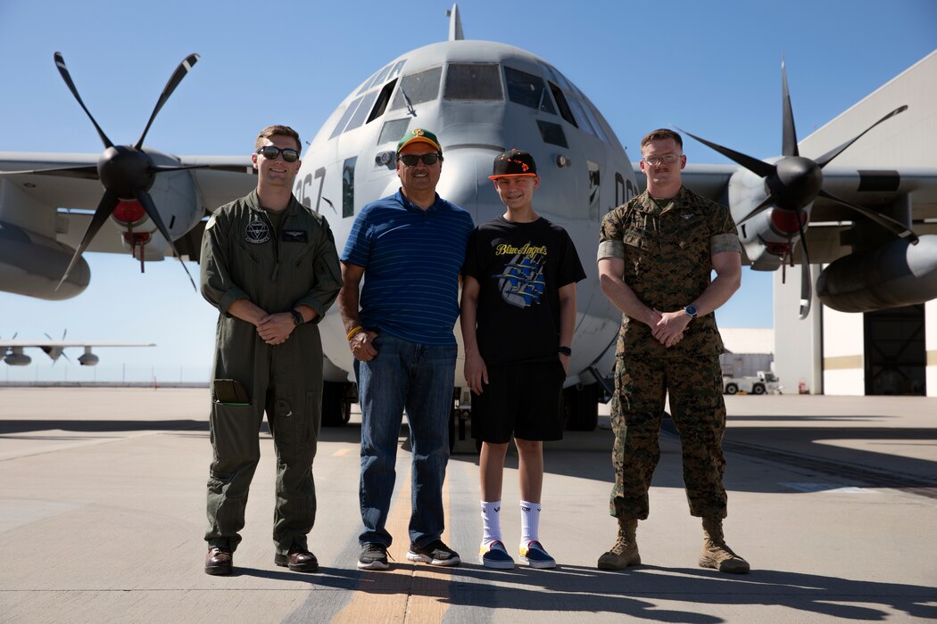 Never Give Up: MCAS Miramar hosts tour for Jose Velasquez