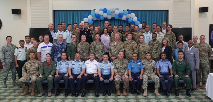 For the first time in history, U.S. Air Force Special Operations School hosted a Building Partnership Aviation Capacity Seminar abroad at Kadena Air Force Base, Japan, 9-20 Sept. BPACS is a two week course, held quarterly, that brings aviation-minded partner nation military personnel together with U.S. service members and civil servants. Partner nations represented were Australia, Bangladesh, Indonesia, Japan, Malaysia, Mongolia, Nepal, Philippines, Sri Lanka, and Thailand.
