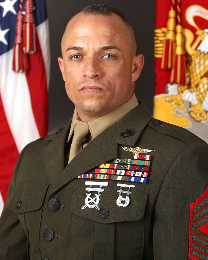 Command board photograph of Sgt. Maj. Martinet