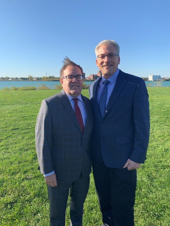 Carl A. Platz, Great Lakes program manager, U.S. Army Corps of Engineers Great Lakes and Ohio River Division, was given the opportunity to speak at EPA Administrator Wheeler's unveiling of GLRI Action Plan III October 2019.
