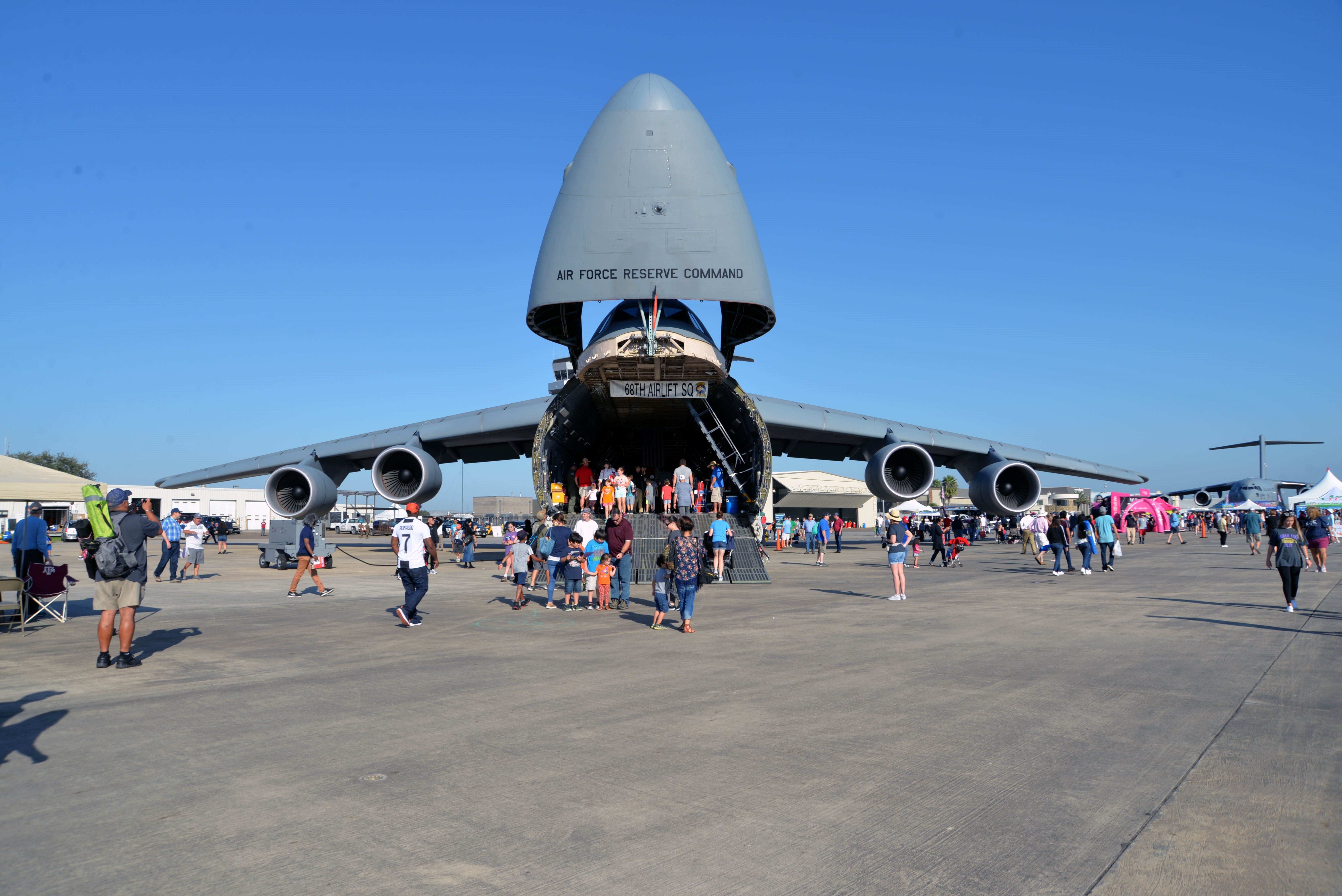 C-5M living large at Wings Over Houston Airshow