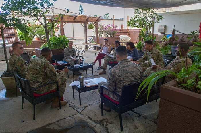Resiliency: 613th Air Operations Center Hosts First Mindfulness Class