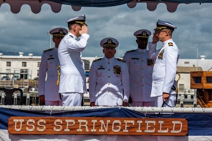 Homeport and Command of USS Springfield Changes after Pearl Harbor Arrival