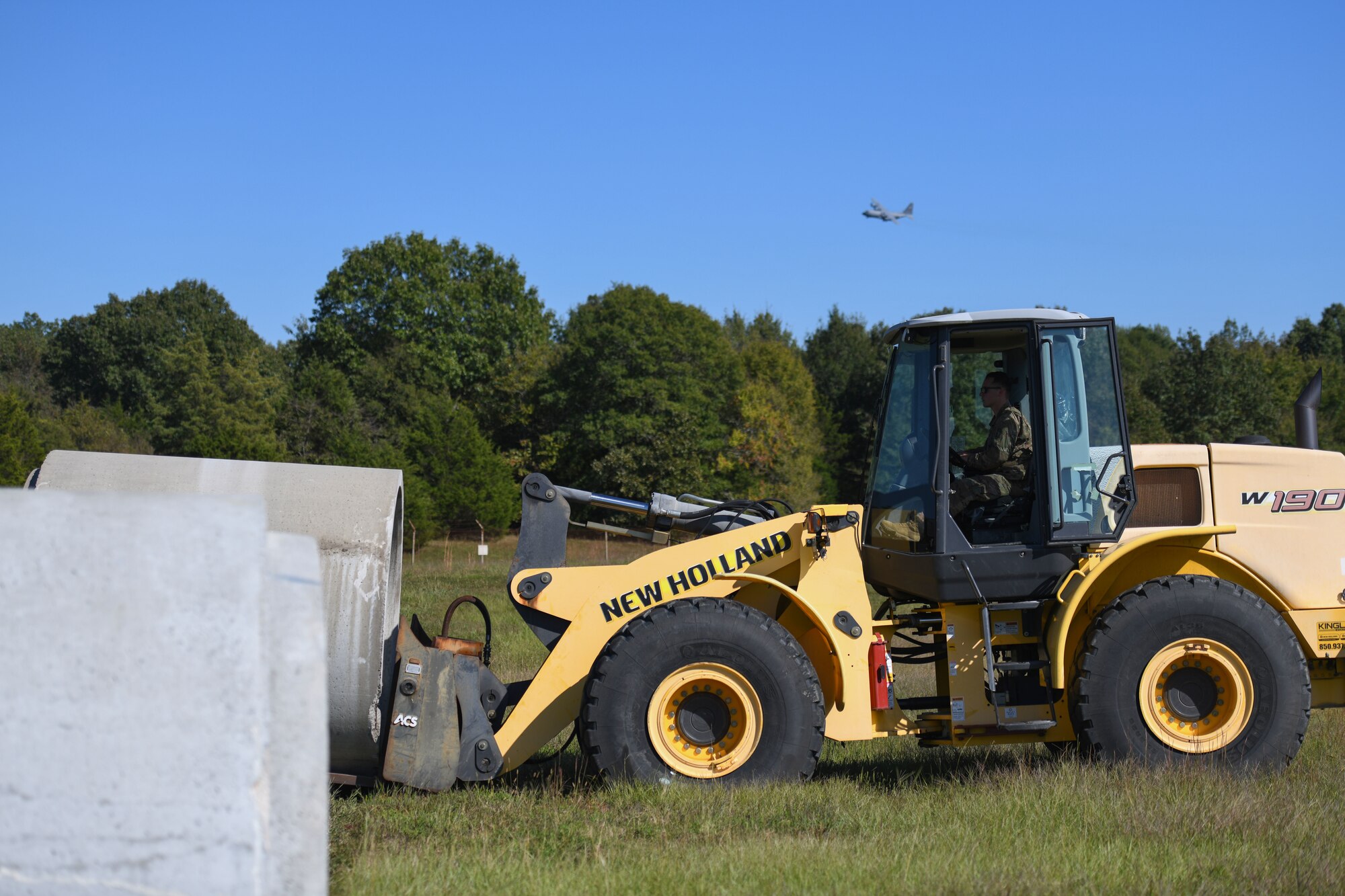 a man lifts a bunker