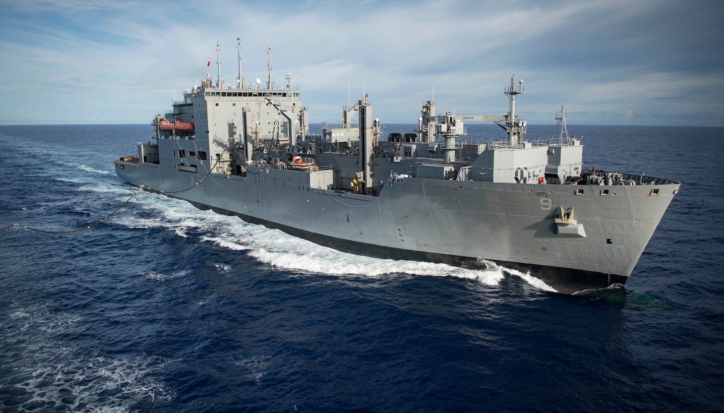 Official U.S. Navy file photo of dry cargo ship USNS Matthew Perry (T-AKE 9).