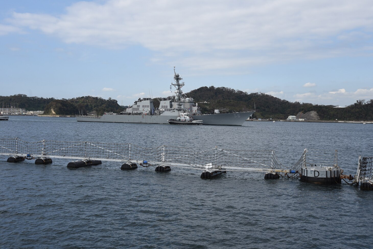 The Arleigh Burke class guided-missile destroyer USS John S. McCain (DDG 56) departs Fleet Activities Yokosuka to conduct comprehensive at-sea testing. This is the first underway for John S. McCain since its collision in 2017. John S. McCain is assigned to Destroyer Squadron (DESRON) 15 and forward-deployed to Yokosuka, Japan.