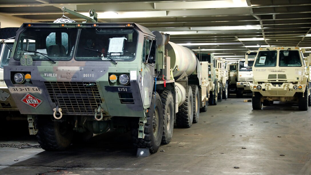 3rd Infantry Division arrives in Volos, Greece in support of Atlantic Resolve
