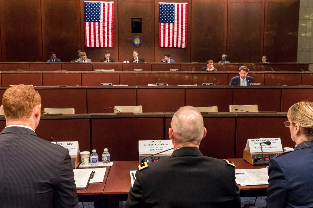 Deputy Chief of the U.S. Army Reserve testifies before the House Veterans Affairs Economic Opportunity Subcommittee